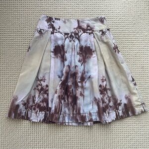 Zara Multi Colour Silk Skirt Size 4